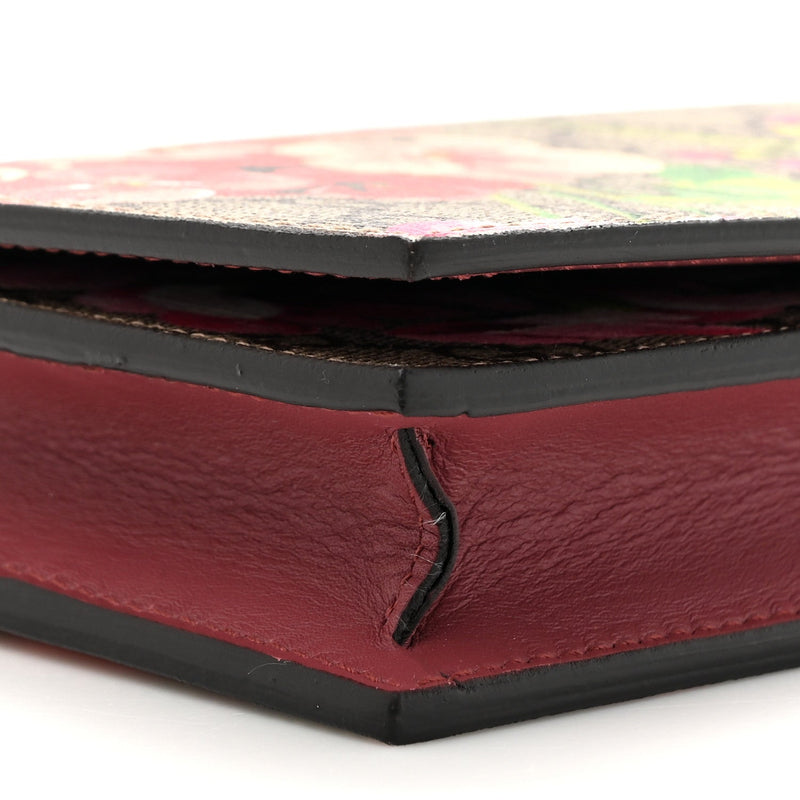 Gg Supreme Blooms Chain Wallet Beige