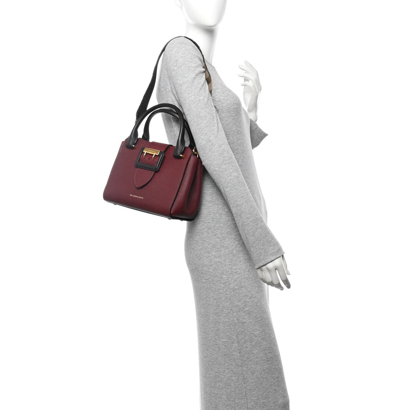 Soft Grain Calfskin Small Buckle Tote