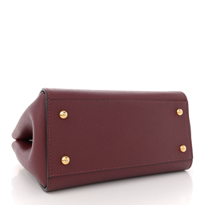 Soft Grain Calfskin Small Buckle Tote