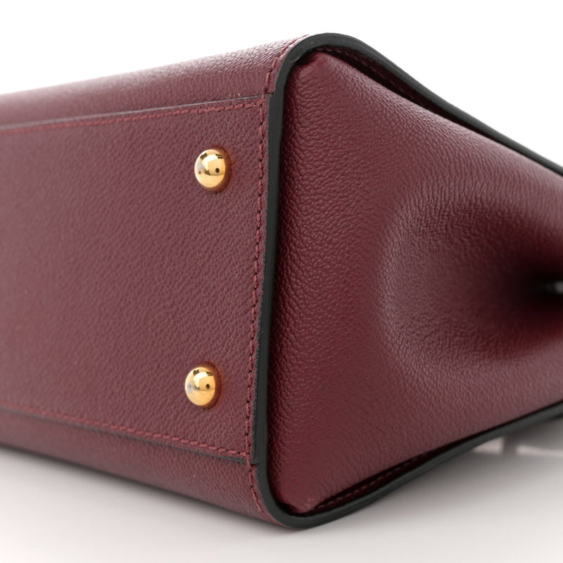 Soft Grain Calfskin Small Buckle Tote