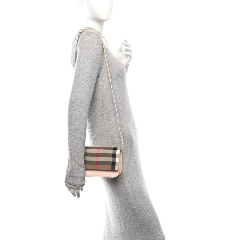 Grained Calfskin House Check Small