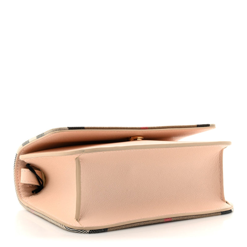 Grained Calfskin House Check Small