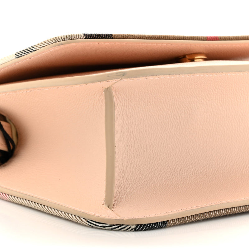 Grained Calfskin House Check Small