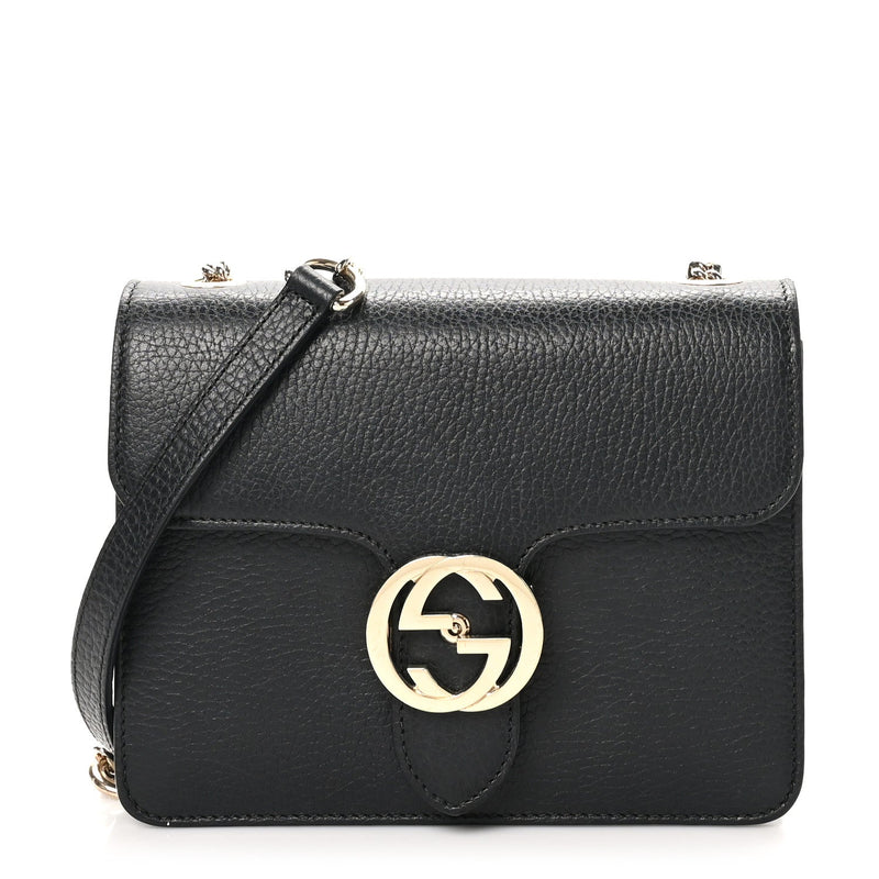 Dollar Calfskin Small Interlocking G