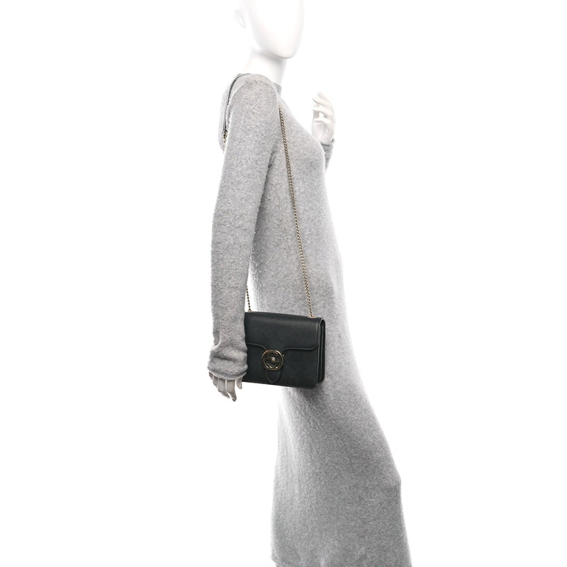 Dollar Calfskin Small Interlocking G