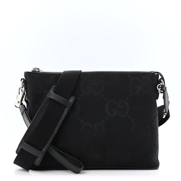 Jumbo Gg Textured Dollar Calfskin