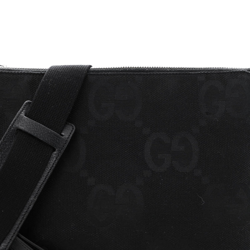 Jumbo Gg Textured Dollar Calfskin