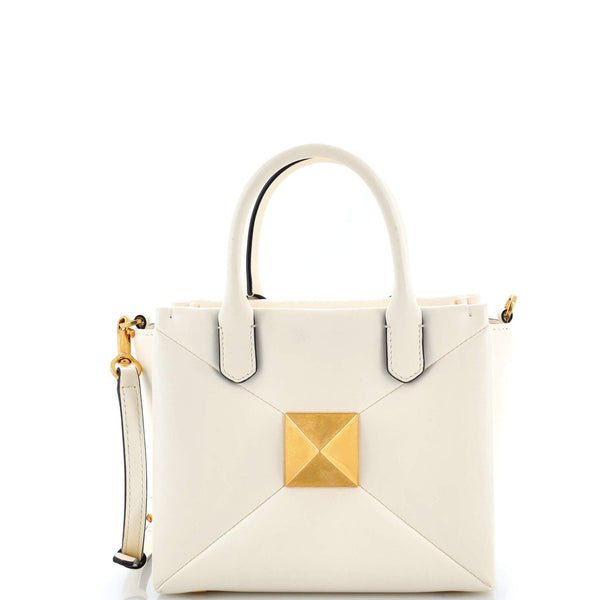 One Stud Top Handle Bag Leather Small