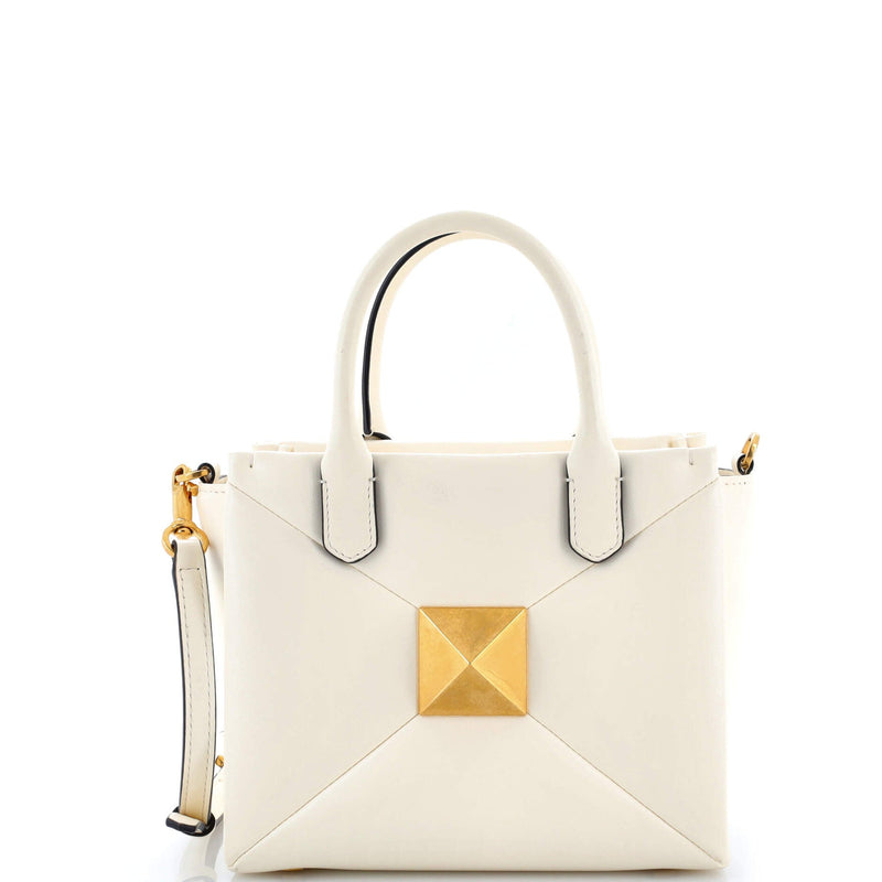 One Stud Top Handle Bag Leather Small