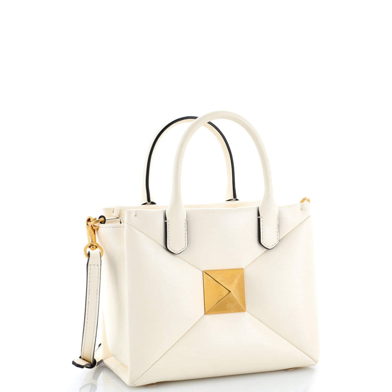 One Stud Top Handle Bag Leather Small