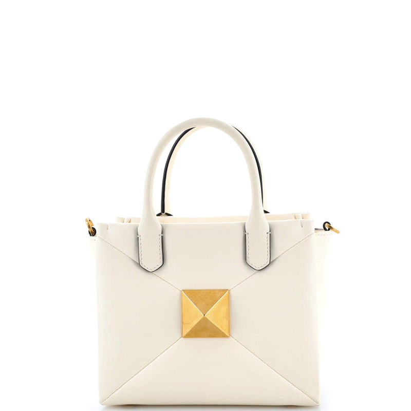 One Stud Top Handle Bag Leather Small