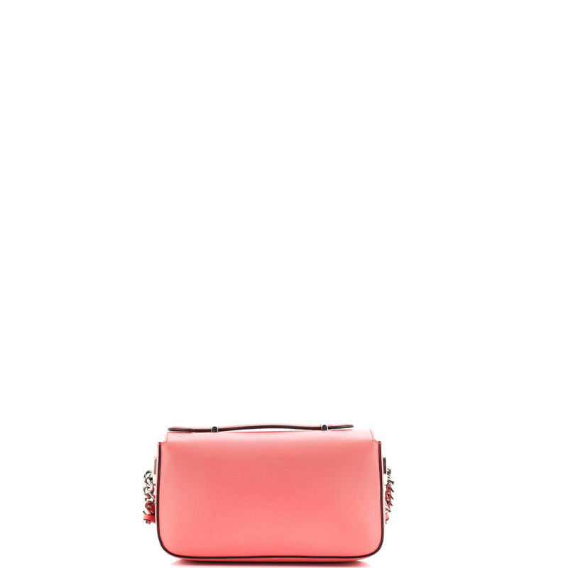 Petite Gg Flap Shoulder Bag Leather