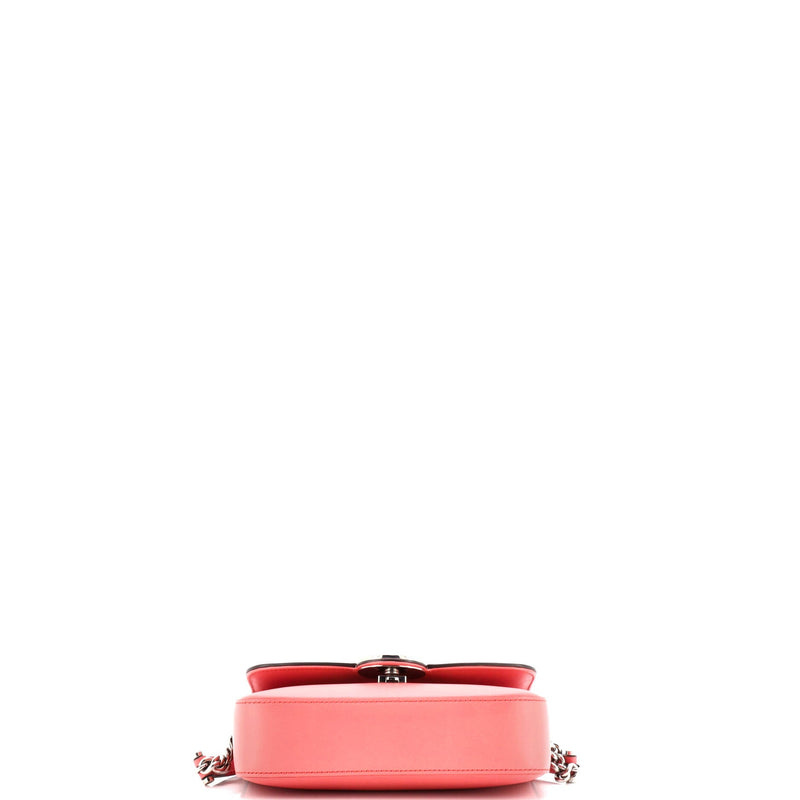 Petite Gg Flap Shoulder Bag Leather