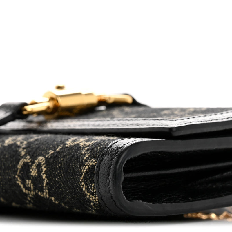 Jacquard Black Denim Gg Textured Dollar