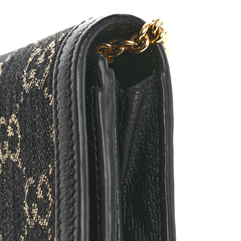 Jacquard Black Denim Gg Textured Dollar