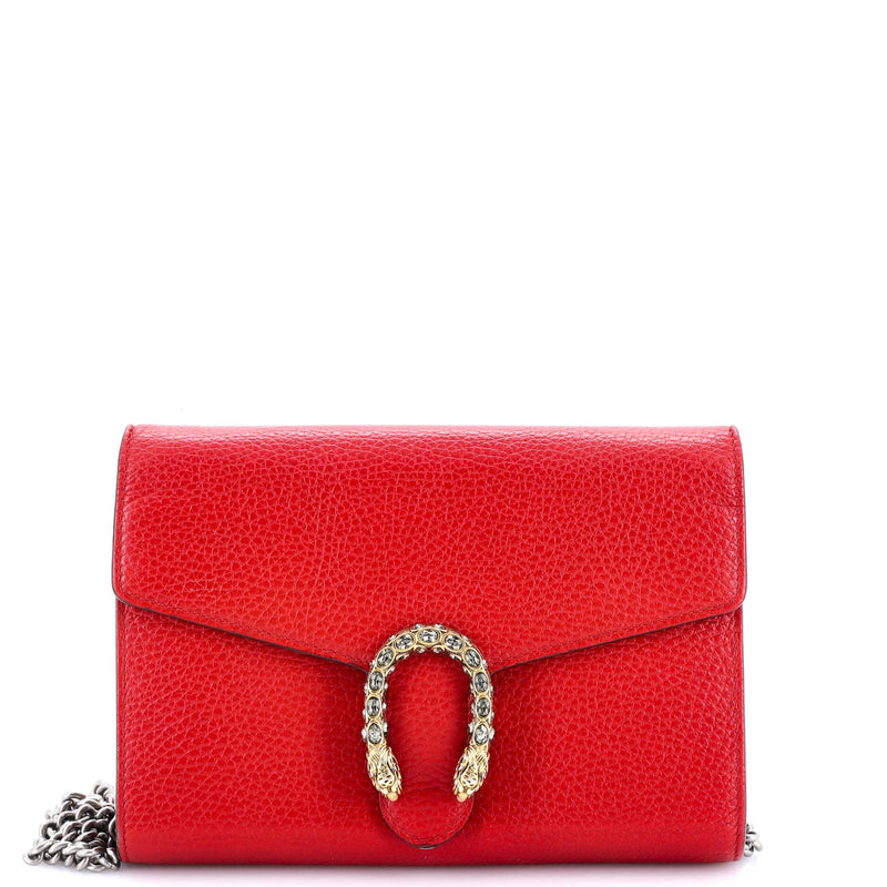 Dionysus Chain Wallet Leather With