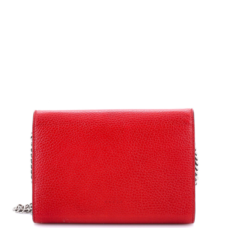 Dionysus Chain Wallet Leather With