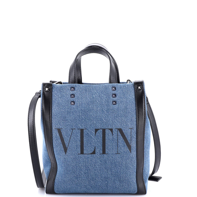Grande Plage Vltn Tote Denim Mini