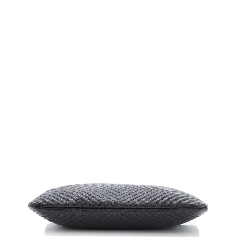 Boy O Case Clutch Chevron Caviar Medium