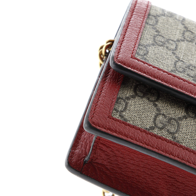 Queen Margaret Chain Wallet Gg Coated