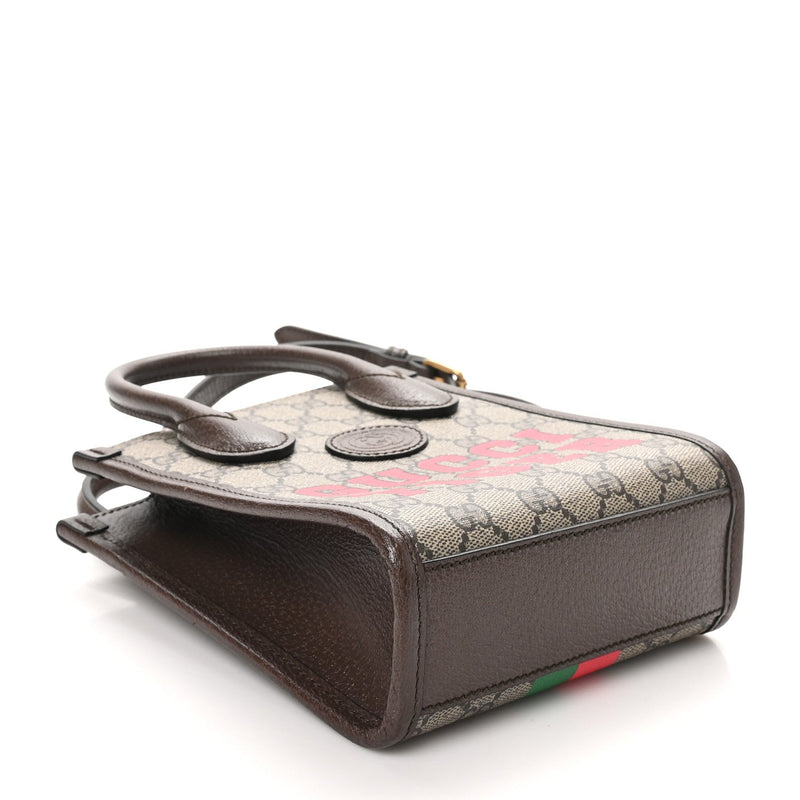 Gg Supreme Textured Dollar Calfskin Web