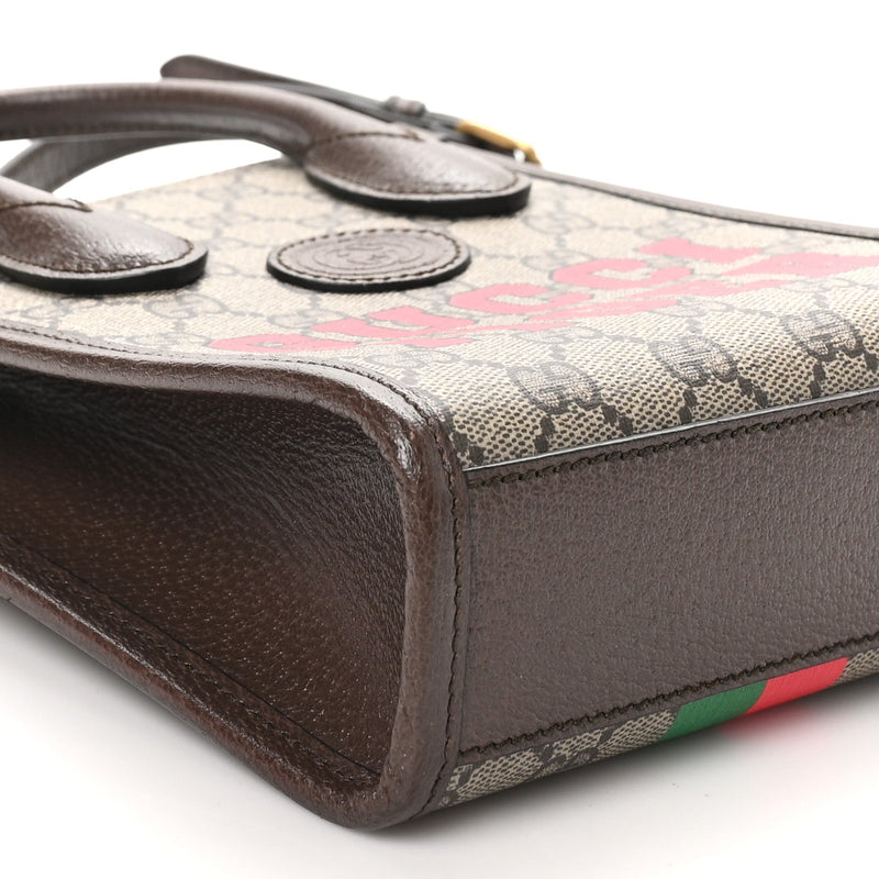 Gg Supreme Textured Dollar Calfskin Web