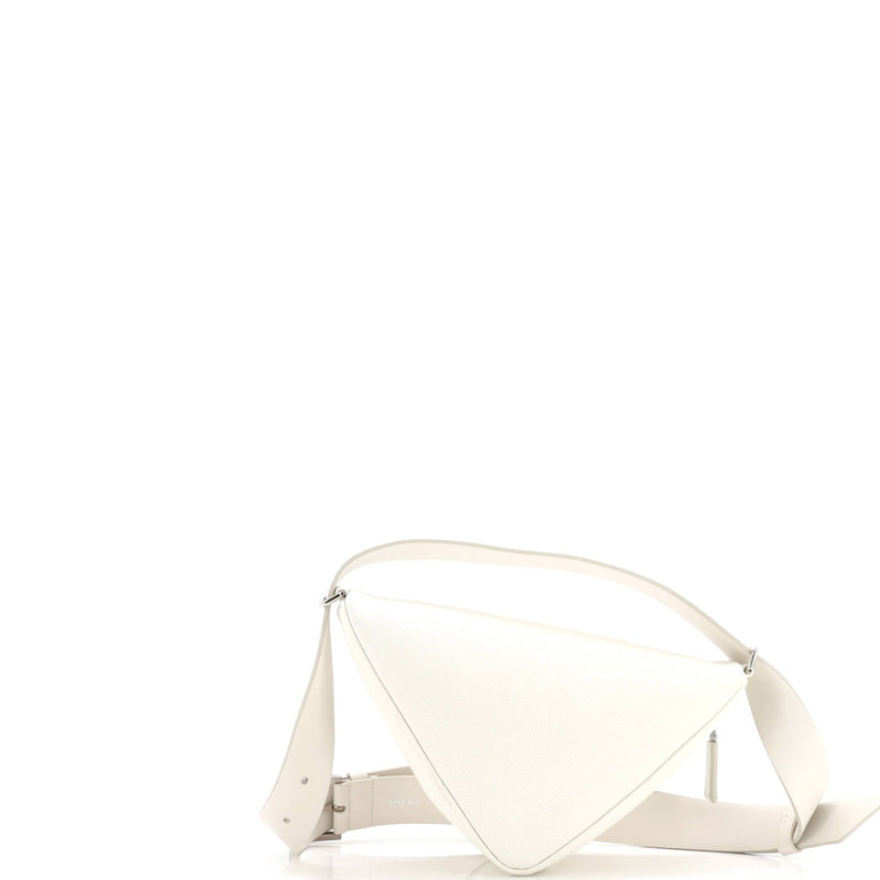 Triangle Logo Zip Around Shoulder Bag