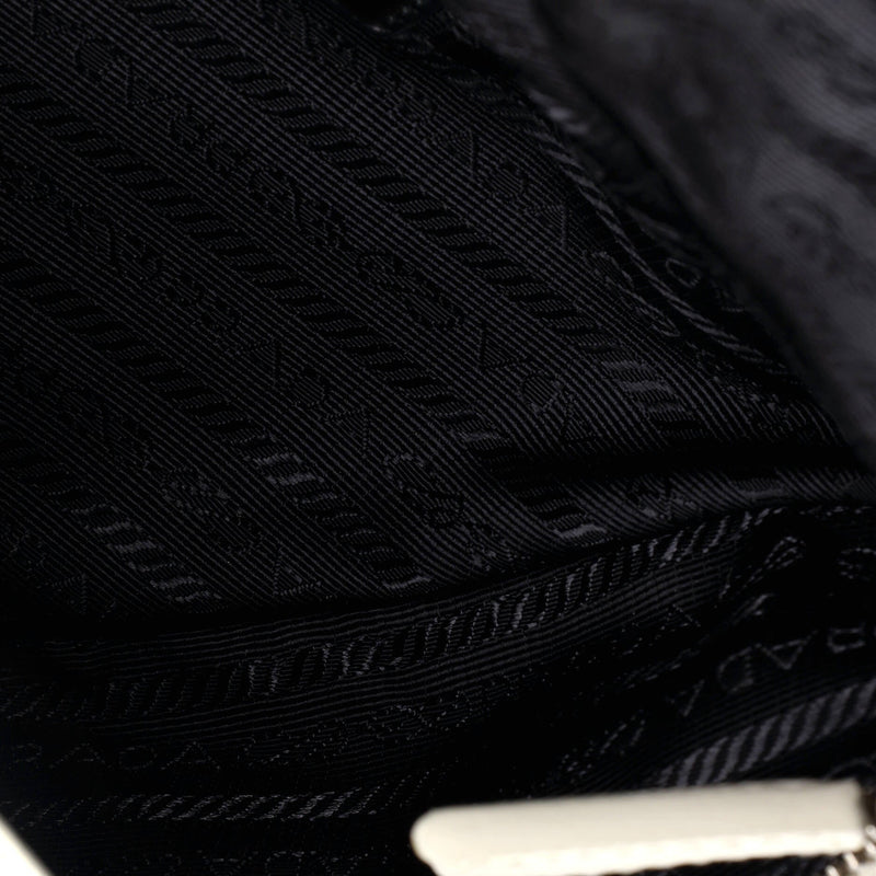 Triangle Logo Zip Around Shoulder Bag