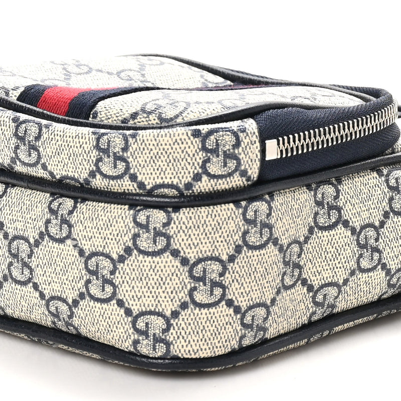 Gg Supreme Textured Dollar Calfskin Web