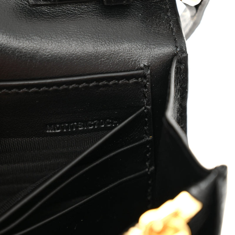 Grainy Calfskin Vintage Check Wallet