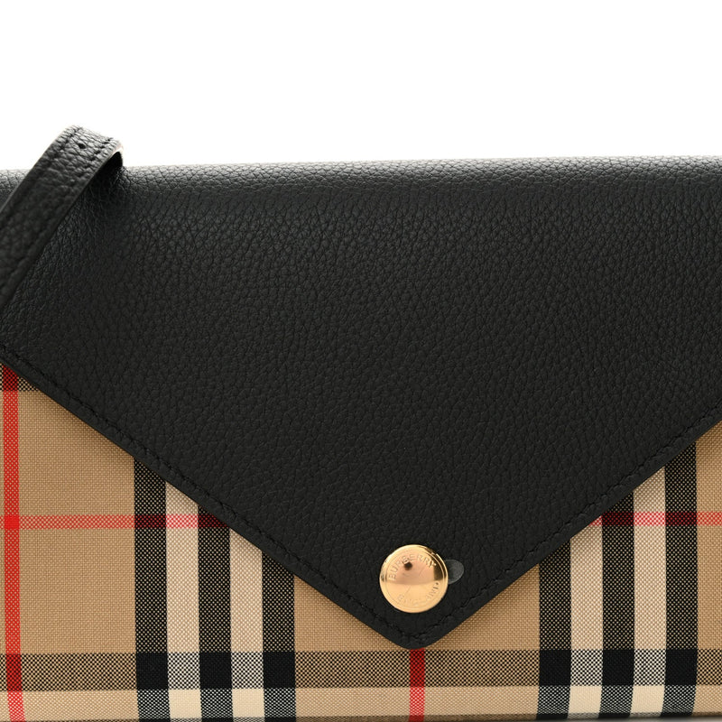 Grainy Calfskin Vintage Check Wallet