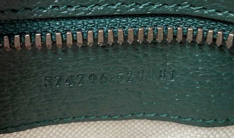 Front Zip Belt Bag Gg Coated Canvas And