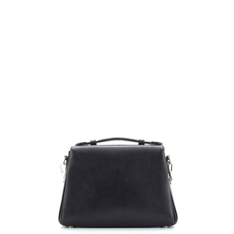 Interlocking Chain Crossbody Bag Leather