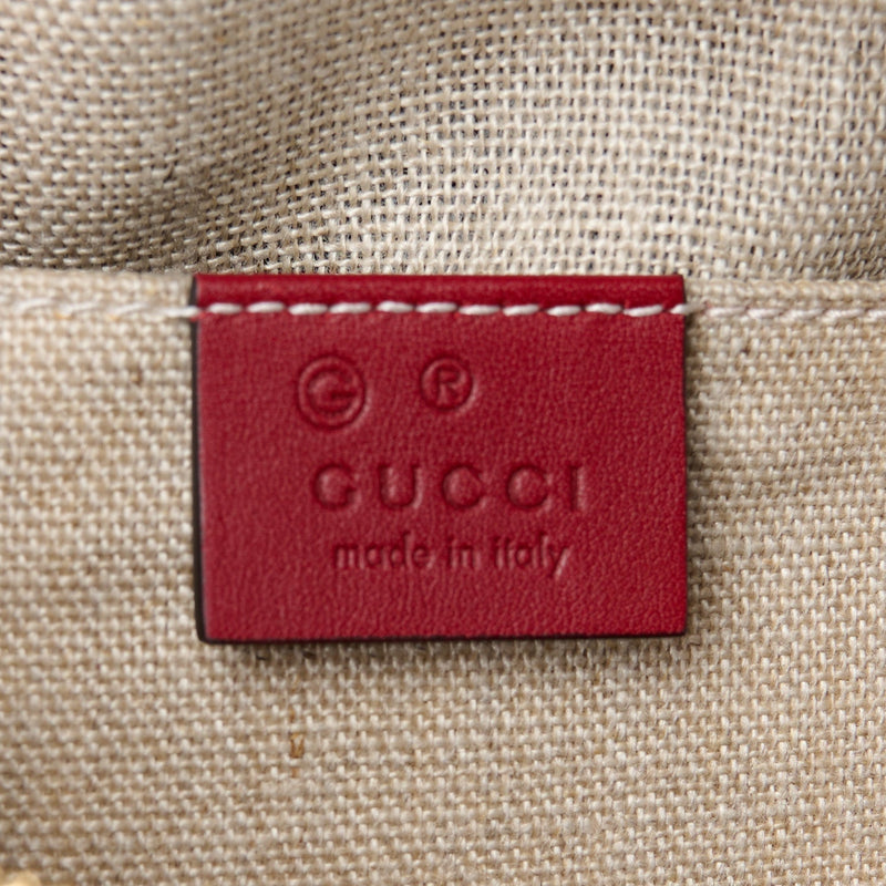 Soft Microguccissima Mini Dome Bag Rosso