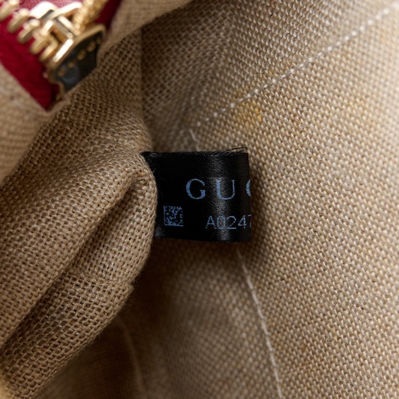 Soft Microguccissima Mini Dome Bag Rosso