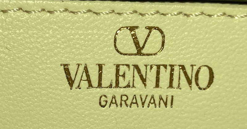 Rockstud Zip Up Top Handle Bag Leather