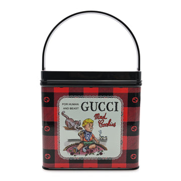 Metal Enamel Mad Cookies Top Handle Bag