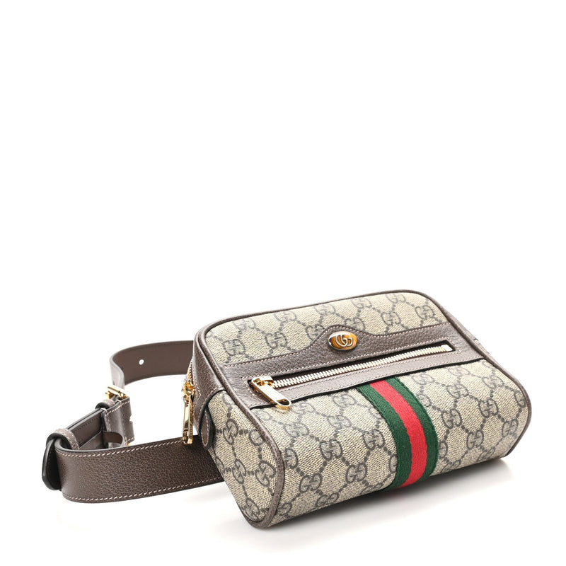 Gg Supreme Web Small Ophidia Belt Bag 85
