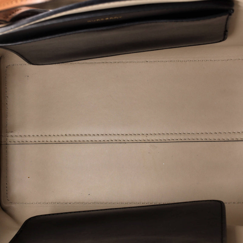 Belt Tote Vintage Check Canvas Small