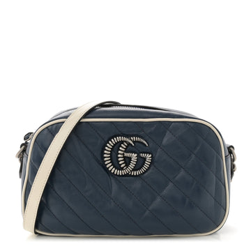 Vintage Effect Calfskin Matelasse