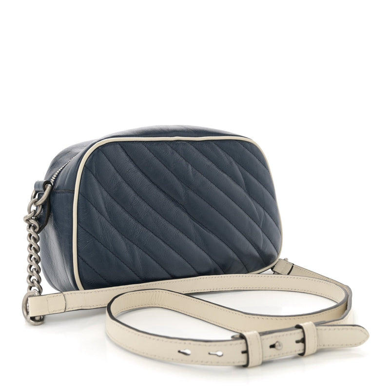 Vintage Effect Calfskin Matelasse