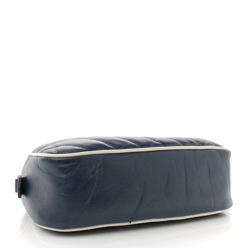 Vintage Effect Calfskin Matelasse