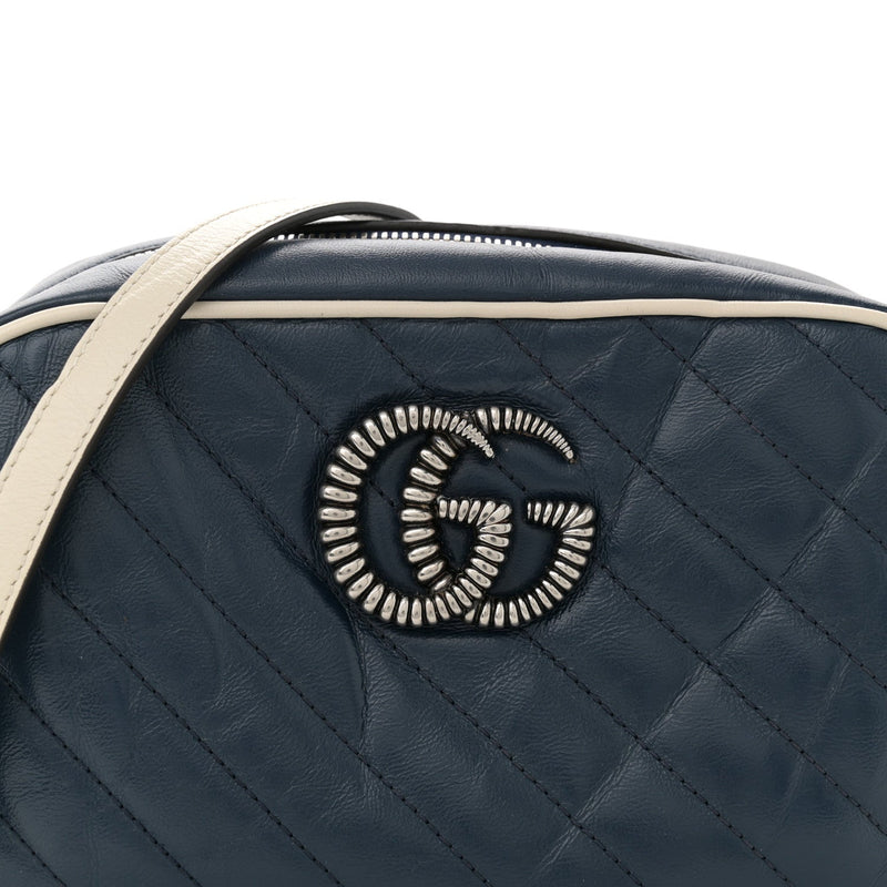 Vintage Effect Calfskin Matelasse