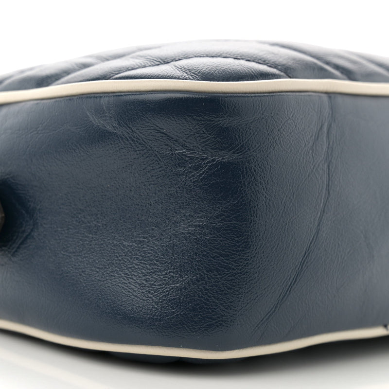 Vintage Effect Calfskin Matelasse