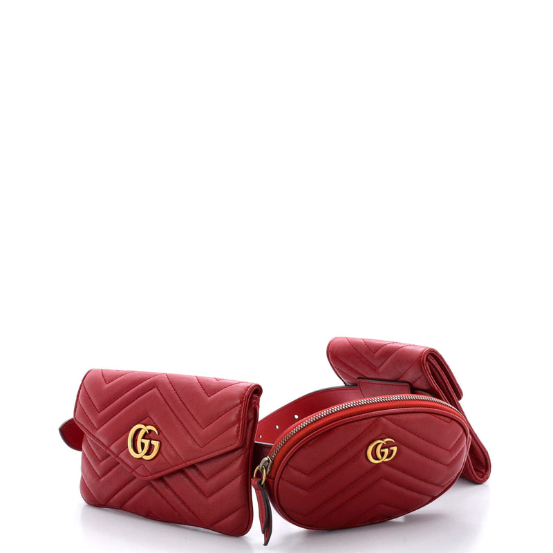 Gg Marmont Multi Pocket Belt Bag