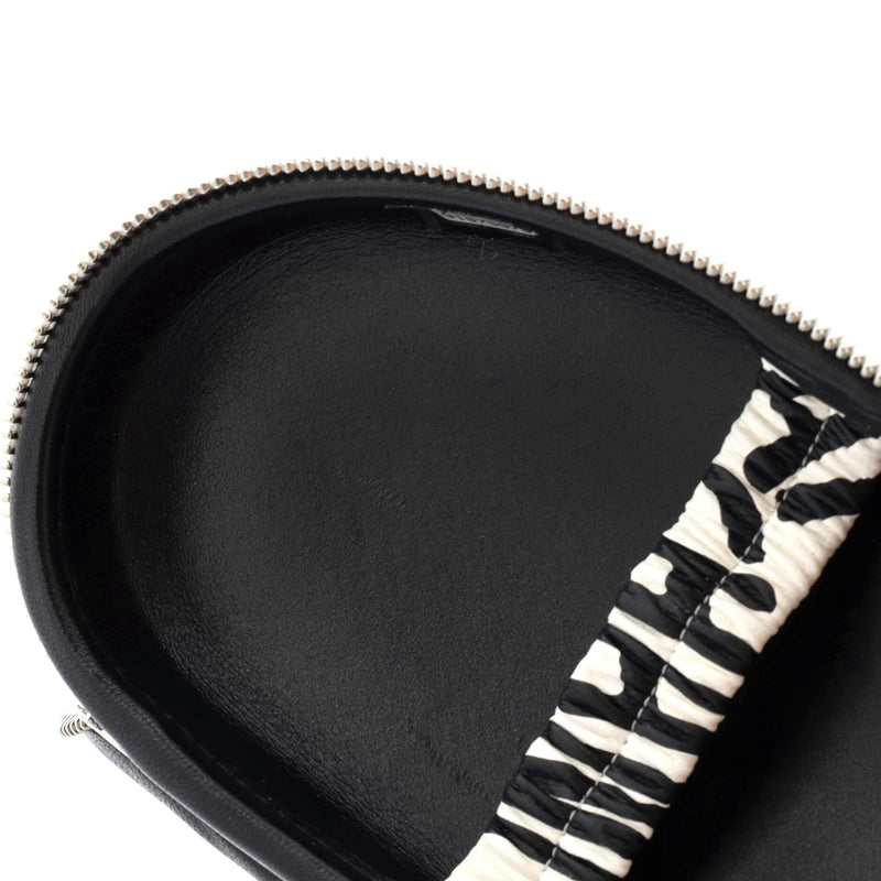 Zip Around Sunglasses Case With Chain