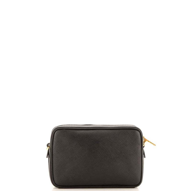 Monochrome Camera Bag Saffiano Leather