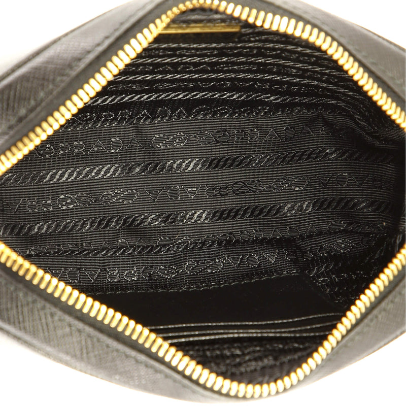 Monochrome Camera Bag Saffiano Leather