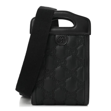 Nylon Calfskin Enamel Gg Matelasse Mini