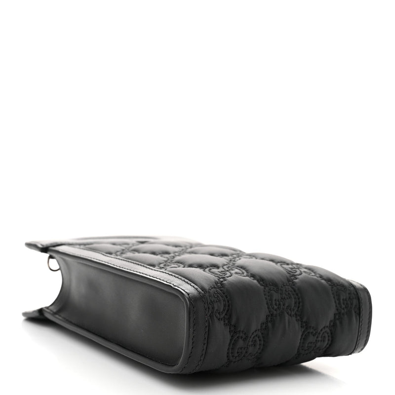 Nylon Calfskin Enamel Gg Matelasse Mini